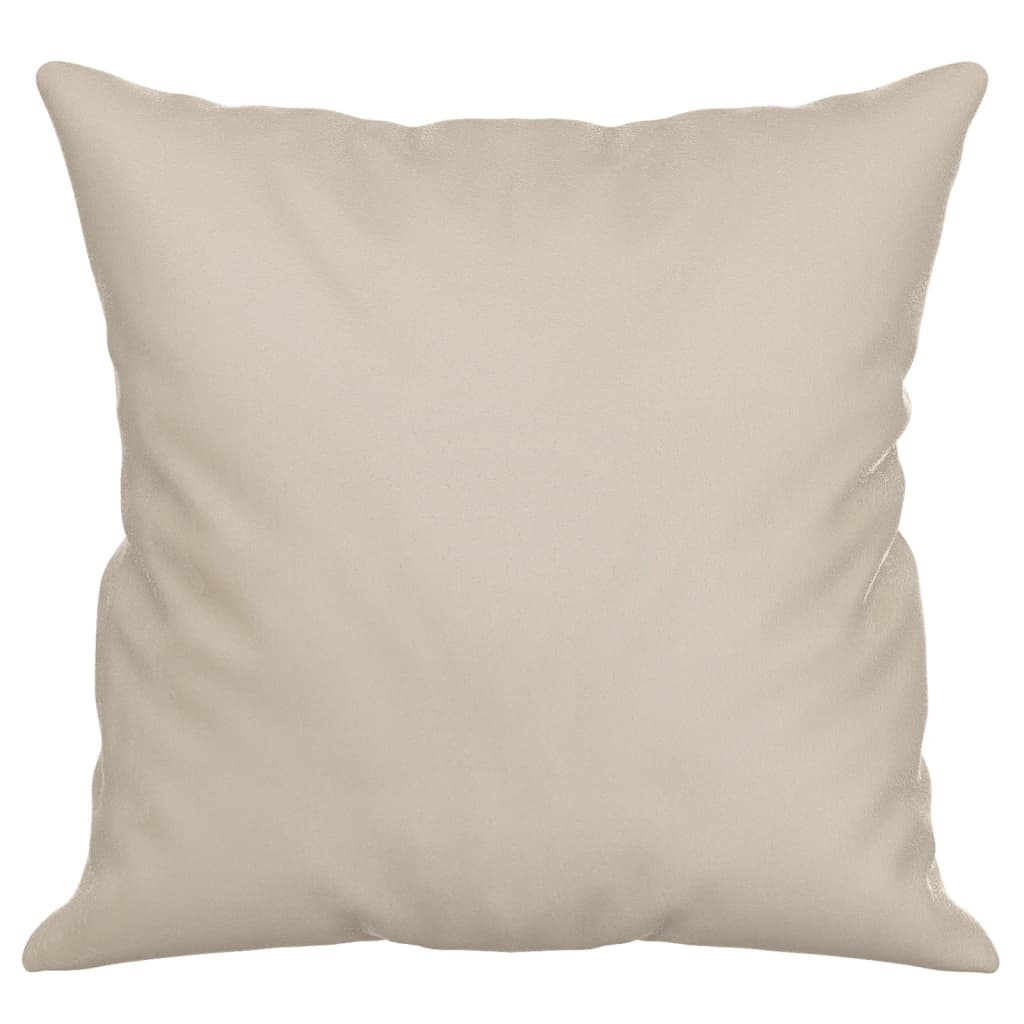 Pyntepuder 2 stk creme 40x40 cm mikrofiberstof