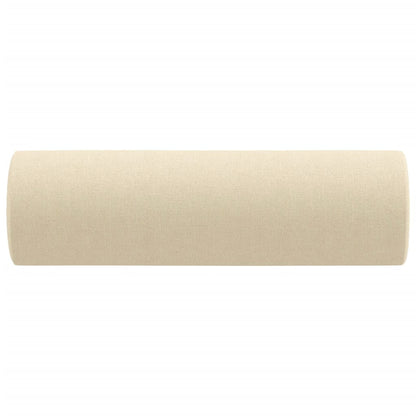 Pyntepuder 2 stk creme Ø15x50 cm stof