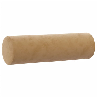 Pyntepuder 2 stk brun Ø15x50 cm fløjl