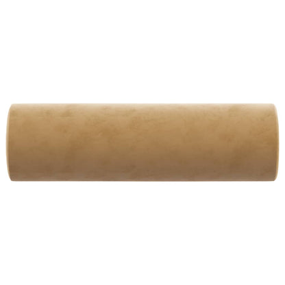 Pyntepuder 2 stk brun Ø15x50 cm fløjl