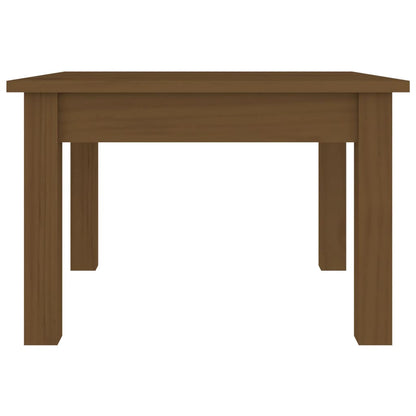 Couchtisch Honigbraun 45x45x30 cm Massivholz Kiefer