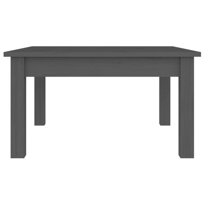 Couchtisch Grau 55x55x30 cm Massivholz Kiefer
