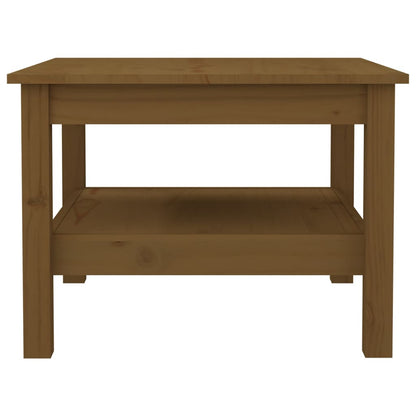 Couchtisch Honigbraun 55x55x40 cm Massivholz Kiefer