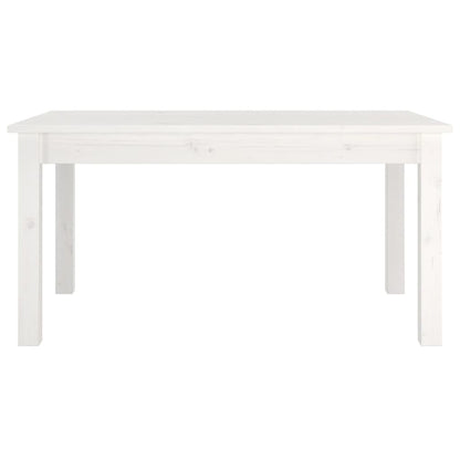 Sofabord Hvid 80x50x40 cm Massiv Fyr