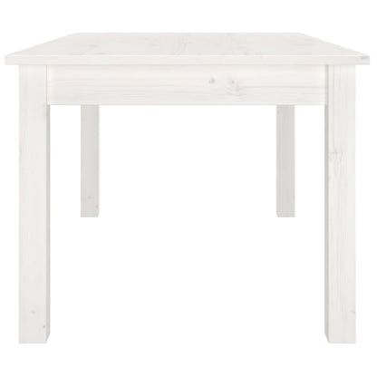 Sofabord Hvid 80x50x40 cm Massiv Fyr