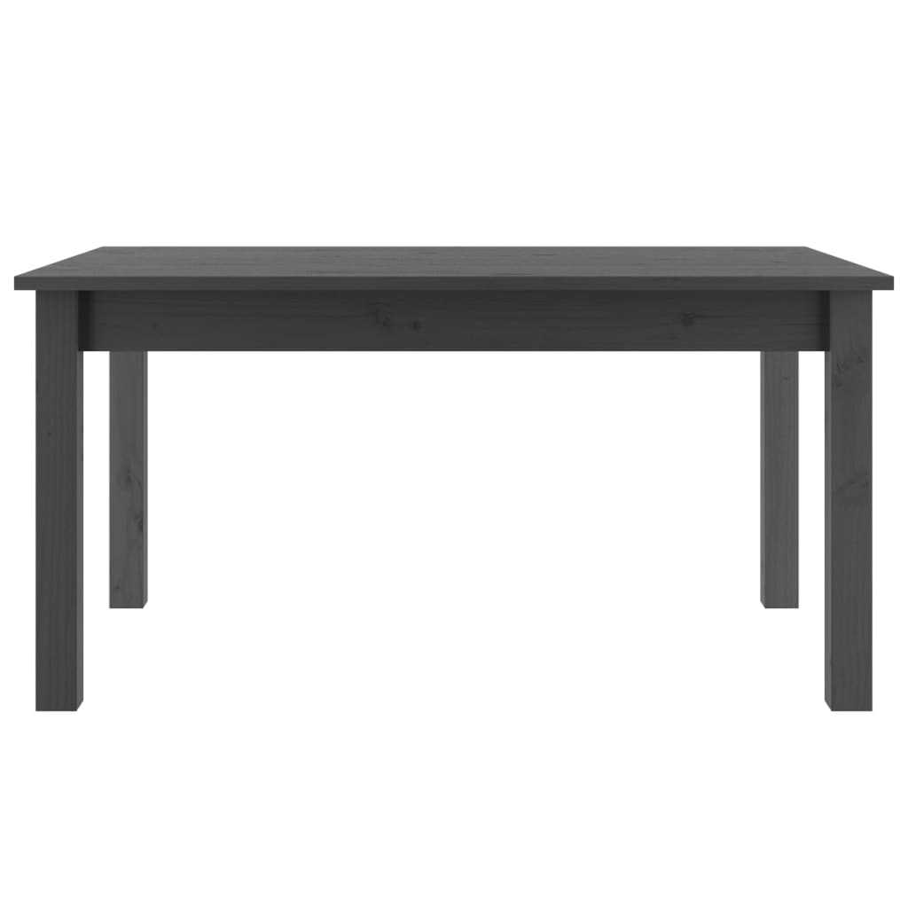 Couchtisch Grau 80x50x40 cm Massivholz Kiefer