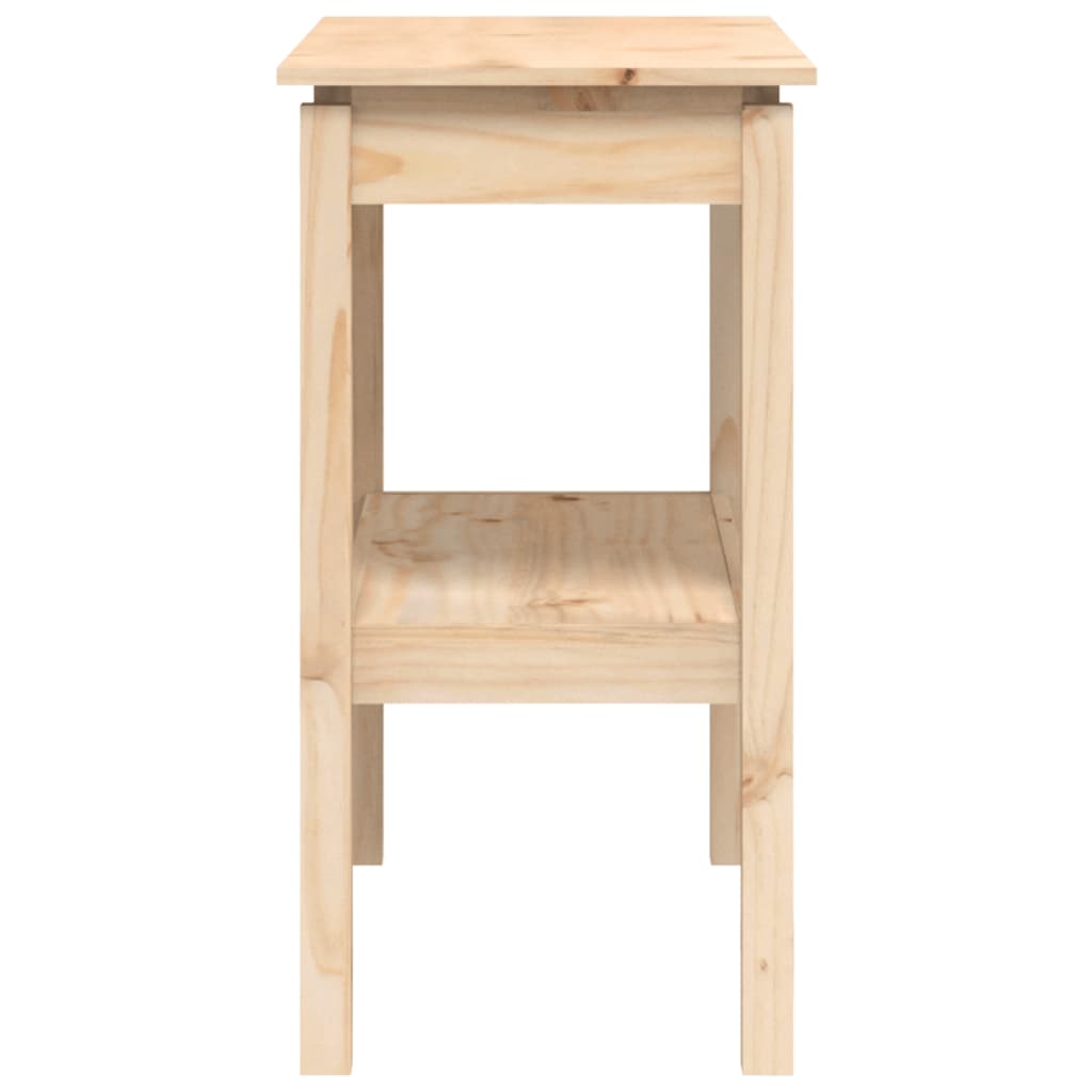 Konsolbord 80x40x75 cm massiv fyrretræ
