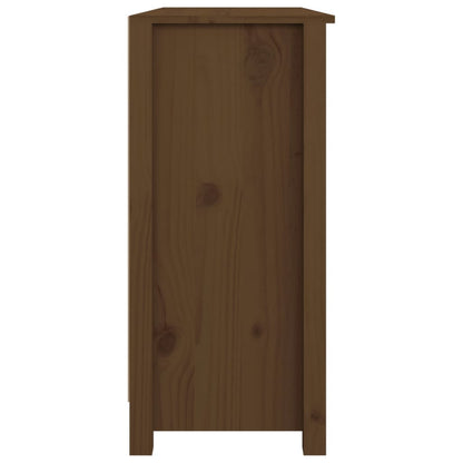 Sideboard Honigbraun 100x35x74 cm Massivholz Kiefer