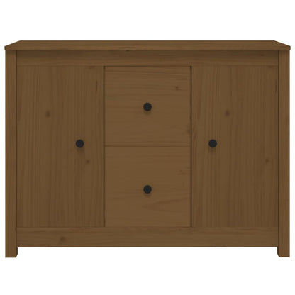 Sideboard Honigbraun 100x35x74 cm Massivholz Kiefer