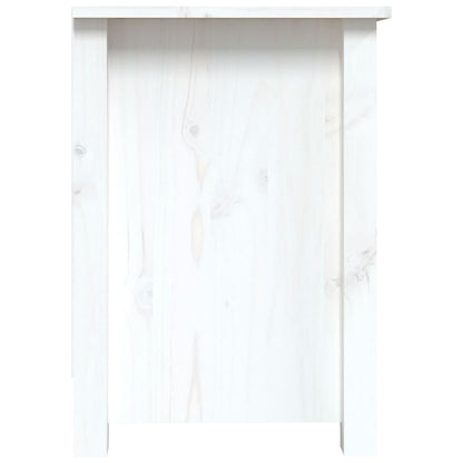 TV-skab Hvid 103x36,5x52 cm Massiv Fyr