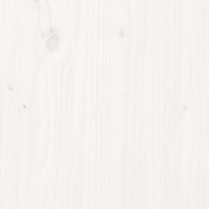 TV-skab Hvid 103x36,5x52 cm Massiv Fyr