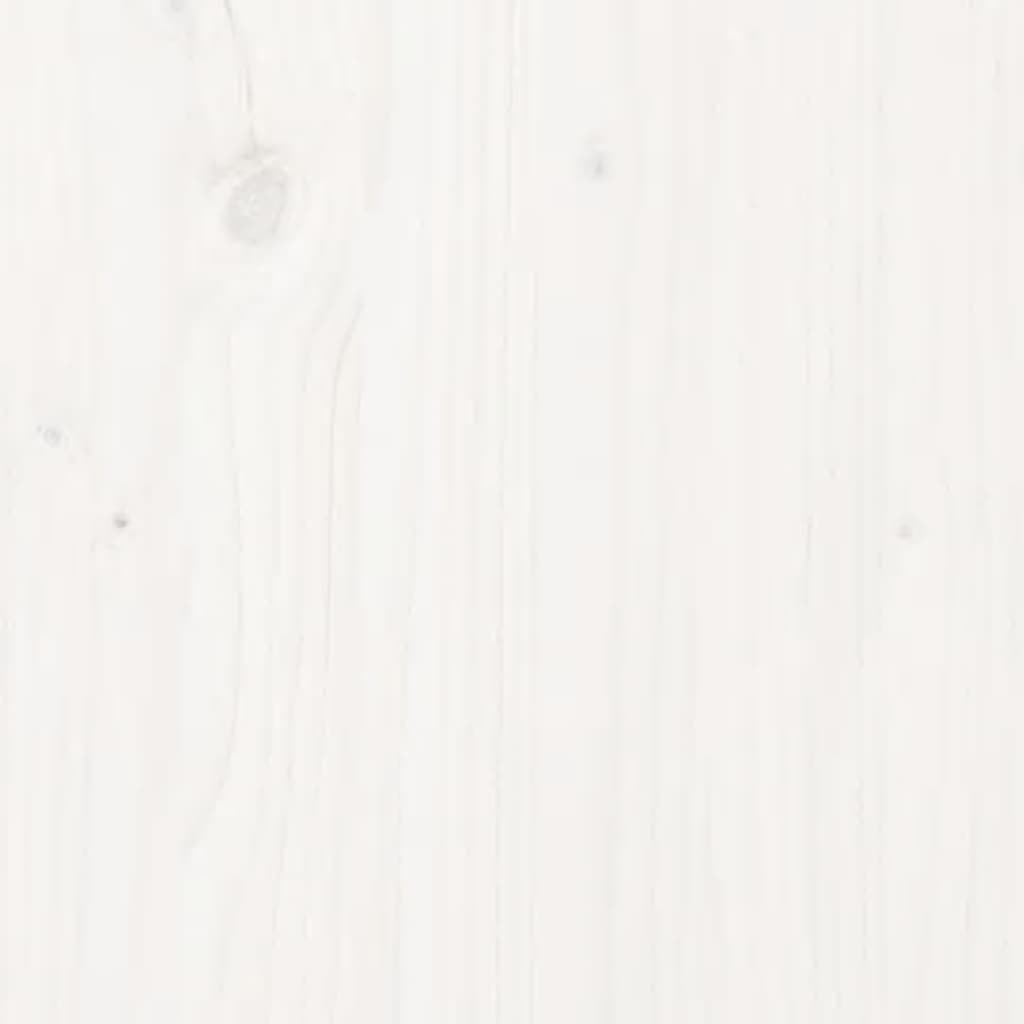 TV-skab Hvid 103x36,5x52 cm Massiv Fyr