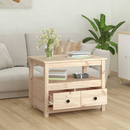 Couchtisch 71x49x55 cm Massivholz Kiefer
