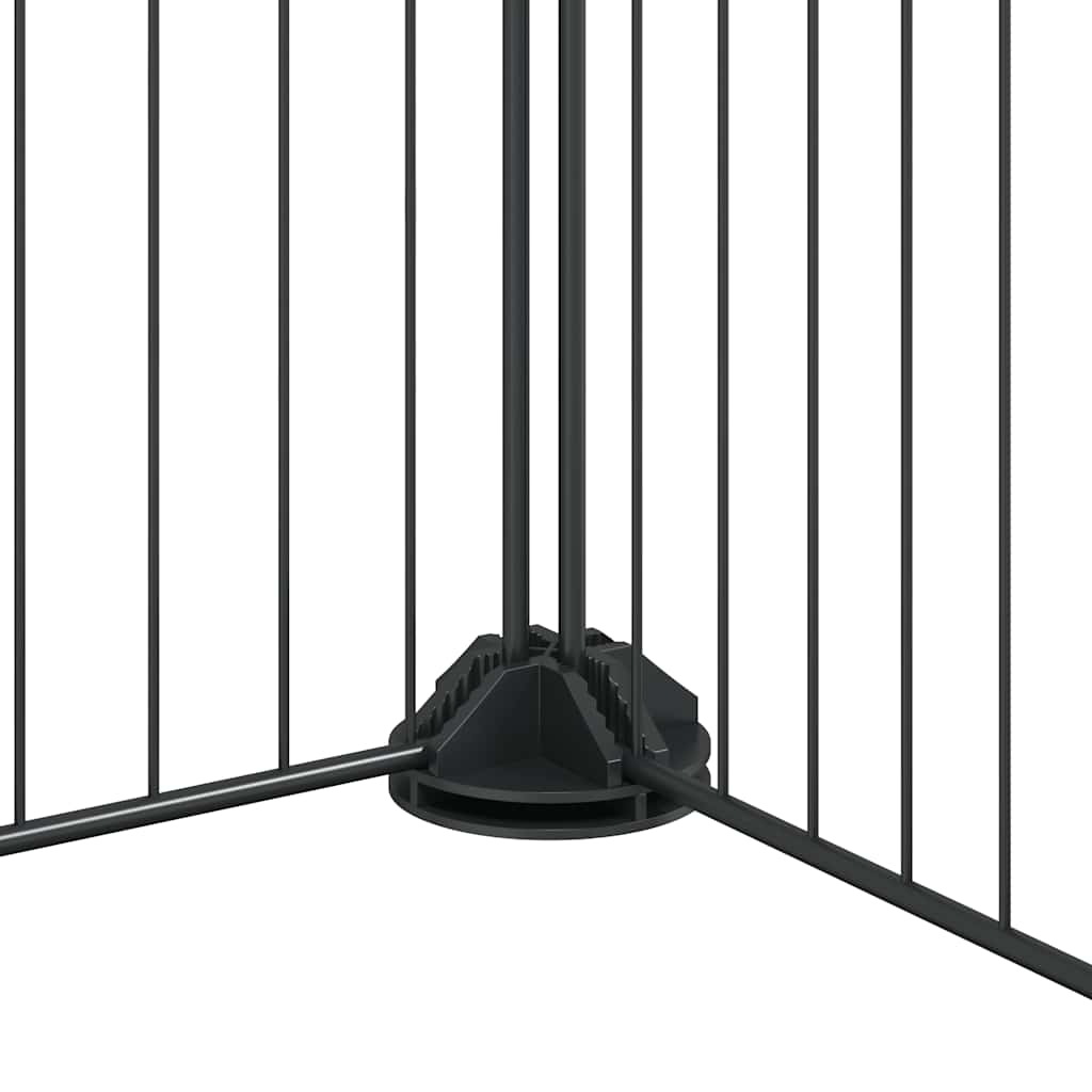 60-tlg. Haustierkäfig mit Tür Schwarz 35x35 cm Stahl