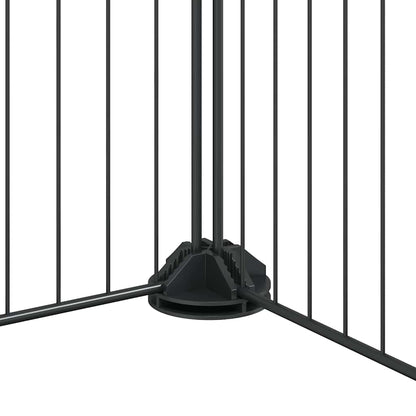 60-tlg. Haustierkäfig mit Tür Schwarz 35x35 cm Stahl