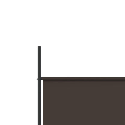 3-tlg. Paravent Braun 150x200 cm Stoff