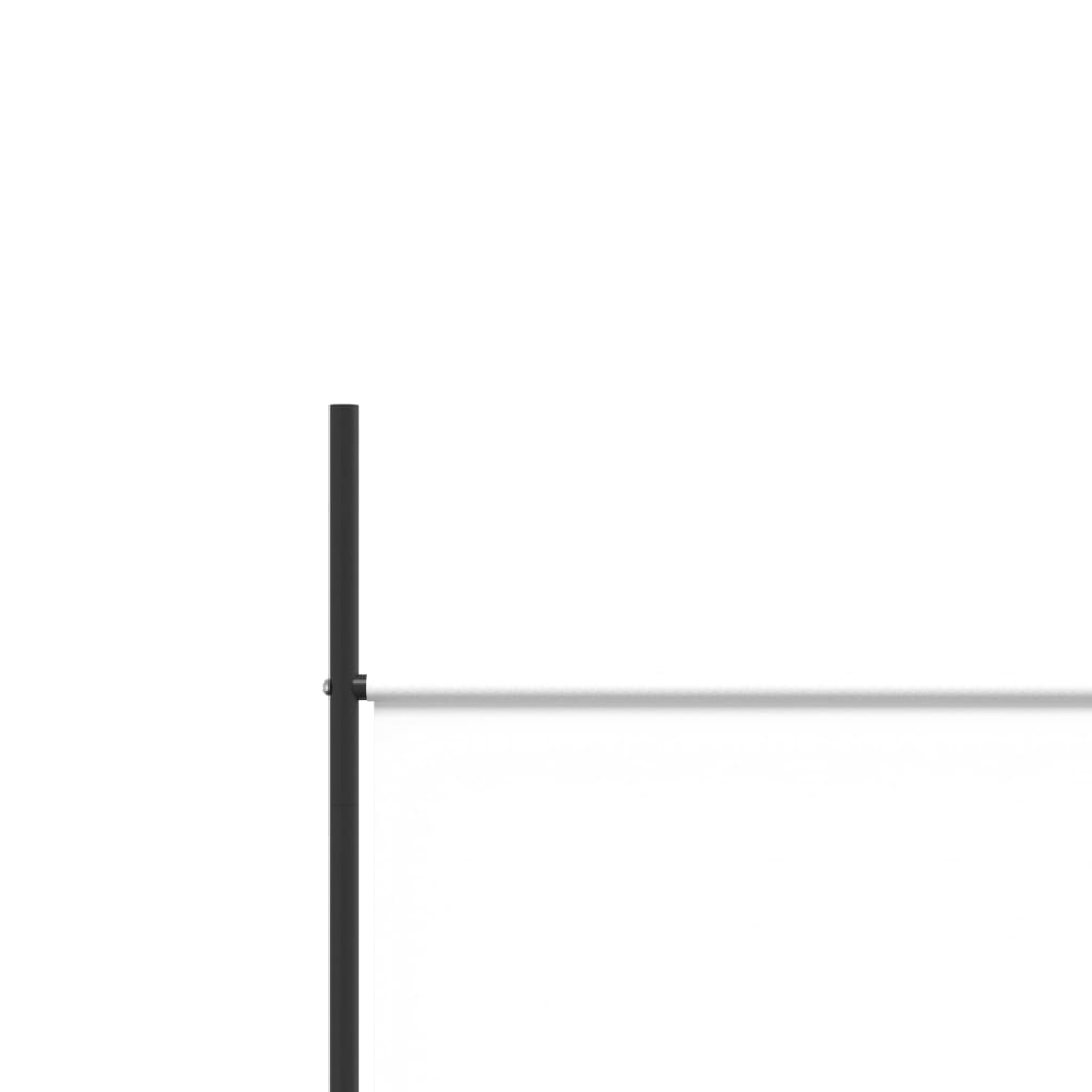 6 dele Paravent Hvid 300x200 cm Stof
