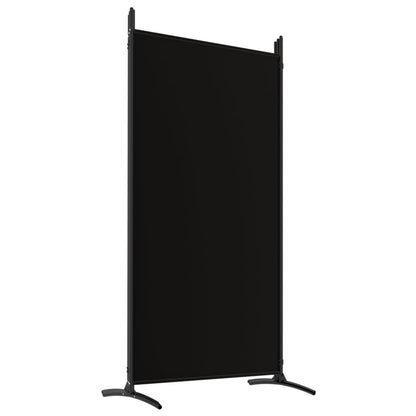 5-delt sæt Skærm Sort 433x180 cm Stof