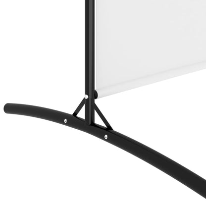 2-delt Paravent Hvid 348x180 cm Stof