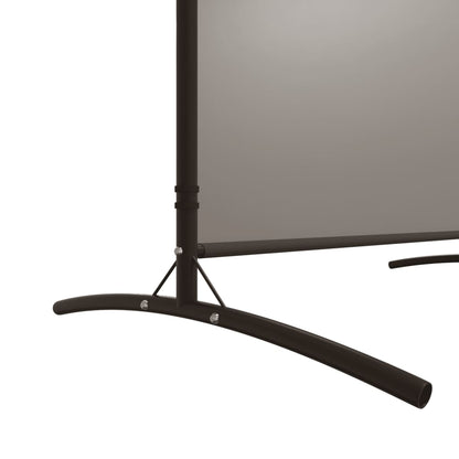2-delt Skærm Antracit 348x180 cm Stof