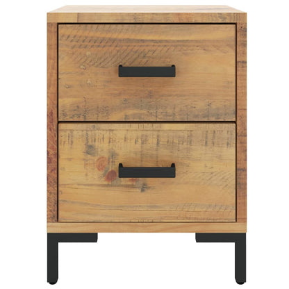 Nachttisch Braun 36x30x45 cm Massivholz Kiefer