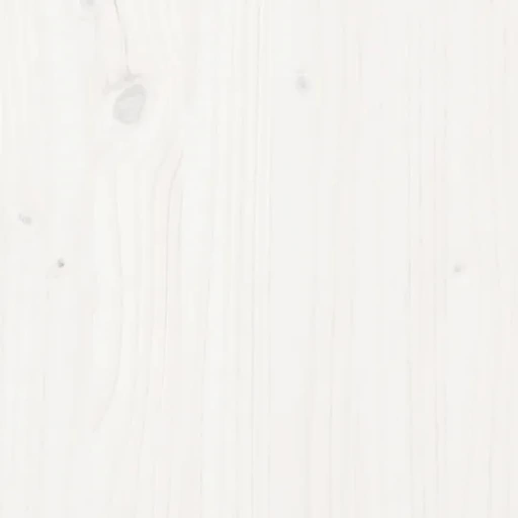 TV-skab Hvid 105x34x40 cm Massiv Fyr