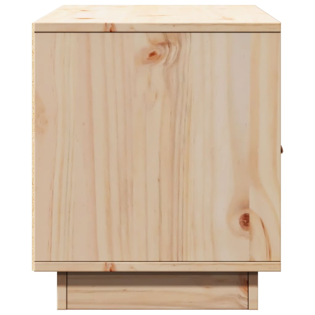 TV-Schrank 80x34x40 cm Massivholz Kiefer