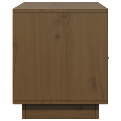 TV-Schrank Honigbraun 80x34x40 cm Massivholz Kiefer