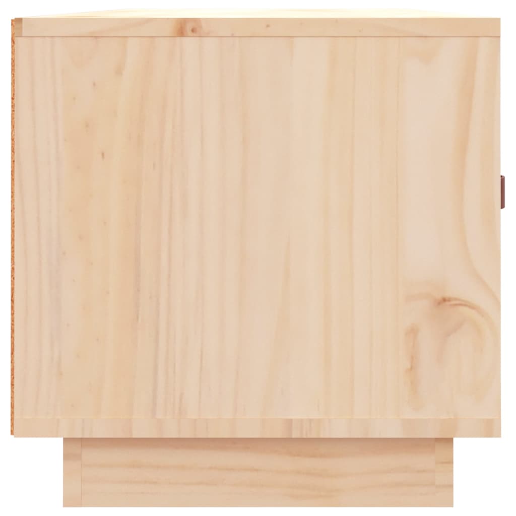TV-Schrank 80x34x35 cm Massivholz Kiefer