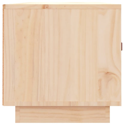TV-Schrank 80x34x35 cm Massivholz Kiefer