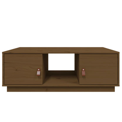 Couchtisch Honigbraun 100x50x35 cm Massivholz Kiefer