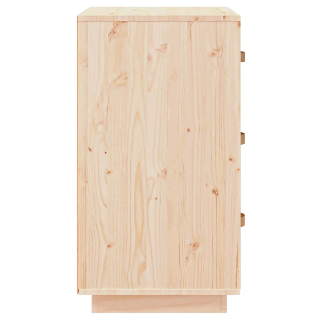 Nachttisch 40x40x75 cm Massivholz Kiefer