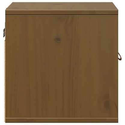 Wandschrank Honigbraun 31,5x30x30 cm Massivholz Kiefer