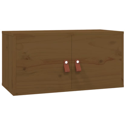 Wandschrank Honigbraun 60x30x30 cm Massivholz Kiefer