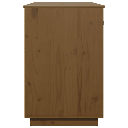 Schreibtisch Honigbraun 95x50x75cm Massivholz Kiefer