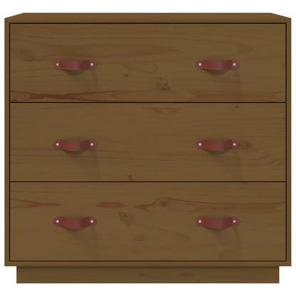 Sideboard Honigbraun 80x40x75 cm Massivholz Kiefer