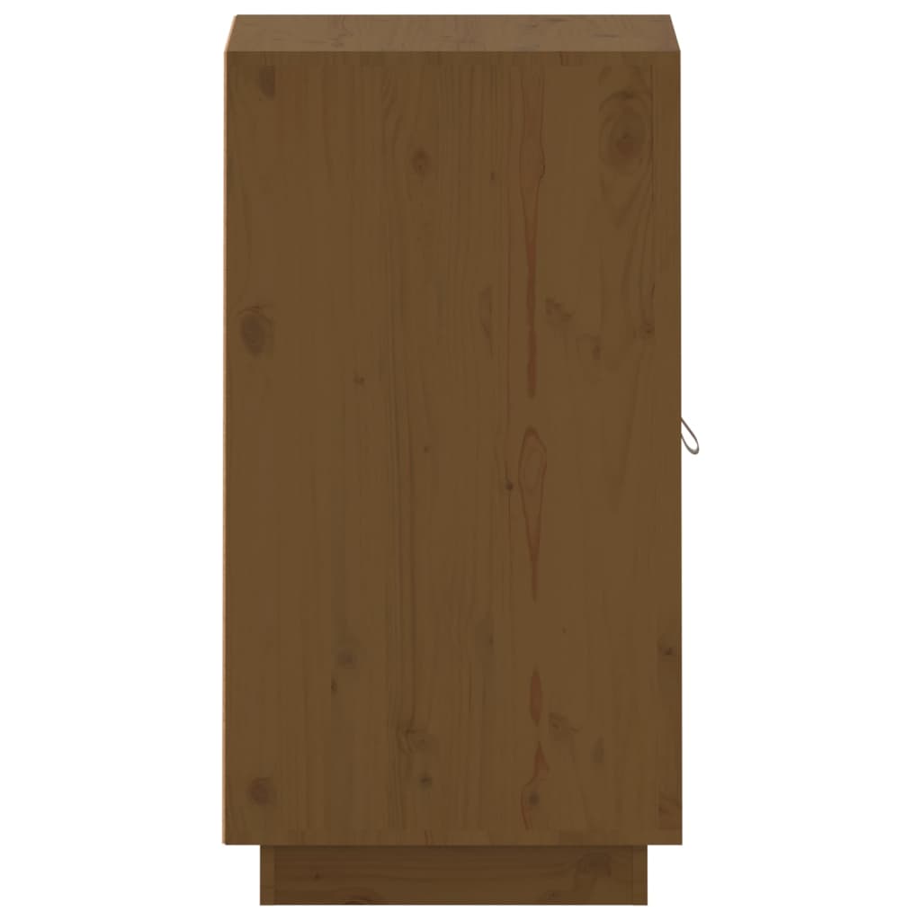 Sideboard Honigbraun 34x40x75 cm Massivholz Kiefer