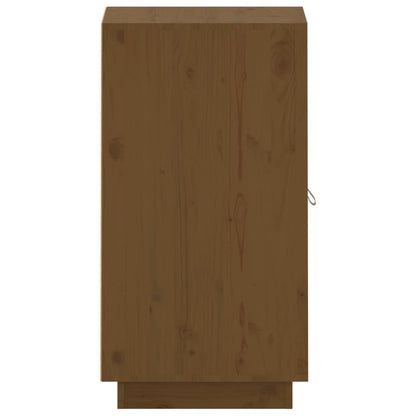 Sideboard Honigbraun 34x40x75 cm Massivholz Kiefer