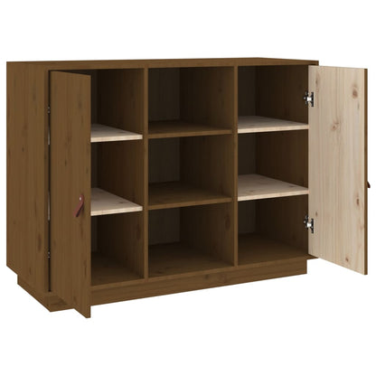 Skænk Honningbrun 100x40x75 cm Massiv Fyr