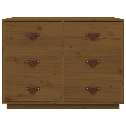 Sideboard Honigbraun 100x40x75 cm Massivholz Kiefer