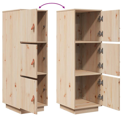 Highboard 34x40x108,5 cm Massivholz Kiefer