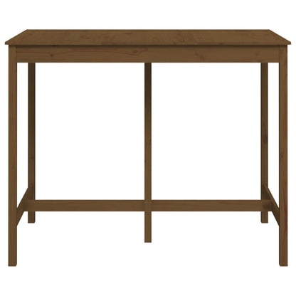 Bartisch Honigbraun 140x80x110 cm Massivholz Kiefer
