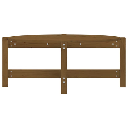 Couchtisch Honigbraun 87x48x35 cm Massivholz Kiefer