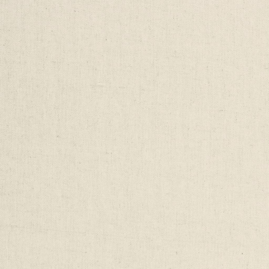 Sitzbank Beige 110,5x45x49 cm Leinen