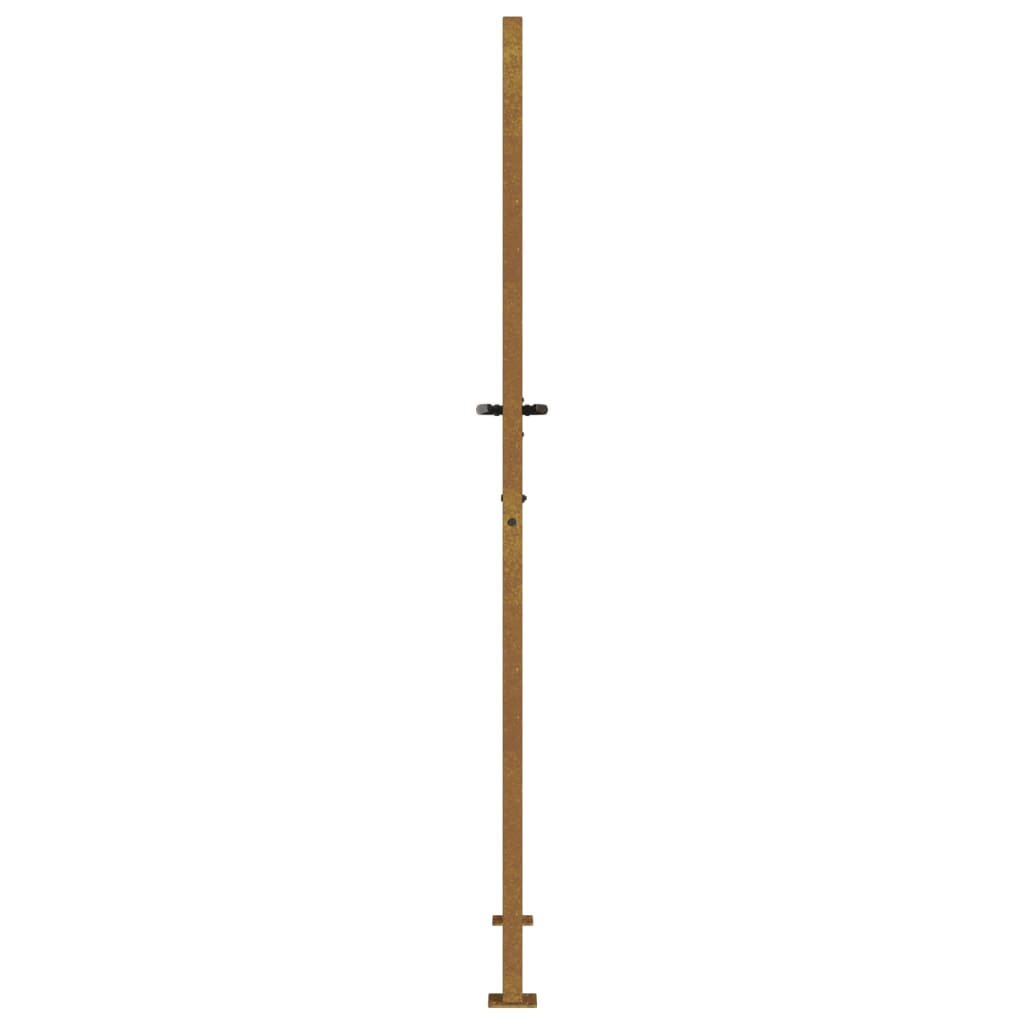 Gartentor 105x205 cm Cortenstahl Bambus-Design