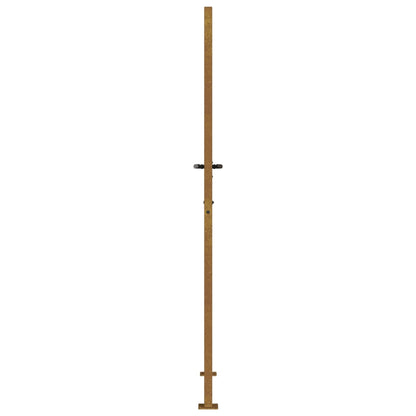 Gartentor 105x205 cm Cortenstahl Bambus-Design