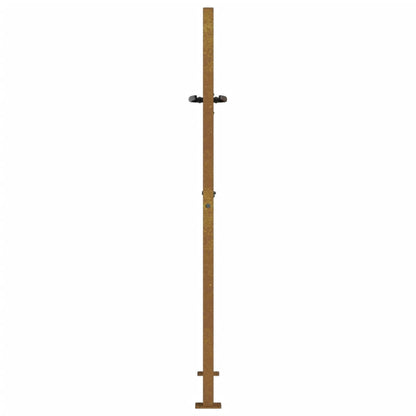 Gartentor 105x155 cm Cortenstahl Quadratisches Design