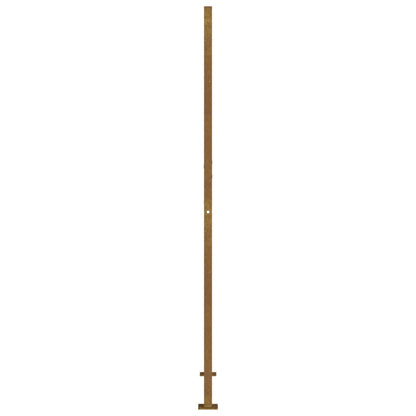 Gartentor 105x205 cm Cortenstahl Quadratisches Design