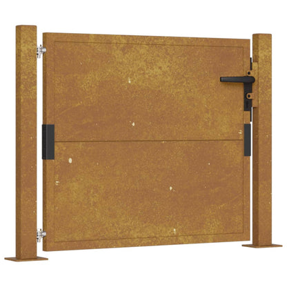 Gartentor 105x105 cm Cortenstahl