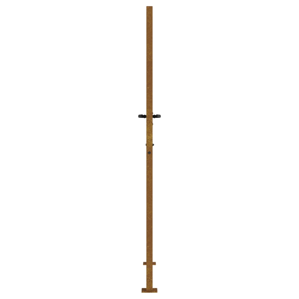 Gartentor 105x205 cm Cortenstahl Bambus-Design